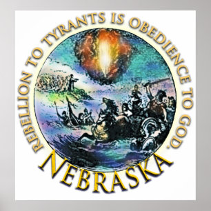 Posters do tea party de Nebraska