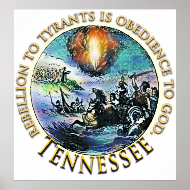 Posters do tea party de Tennessee (Frente)