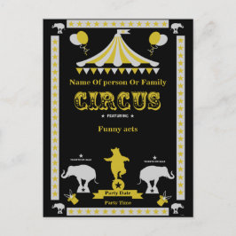 Posters E Cartões Do Partido Circo