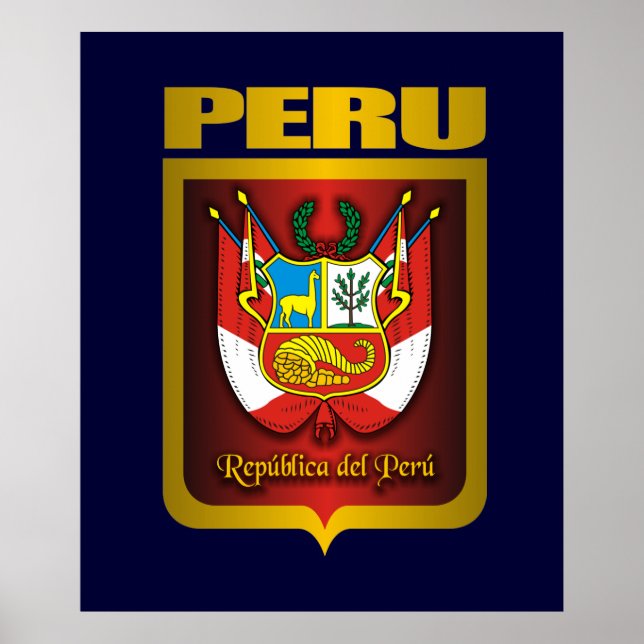 posters e Impressões "Dourados do Peru" (Frente)