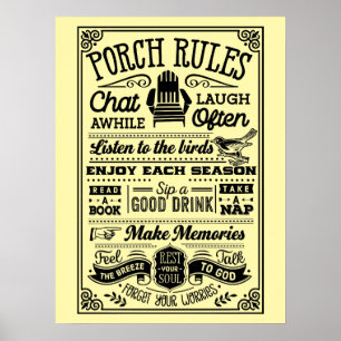POSTERS EXTERIORES - Regras de Portas