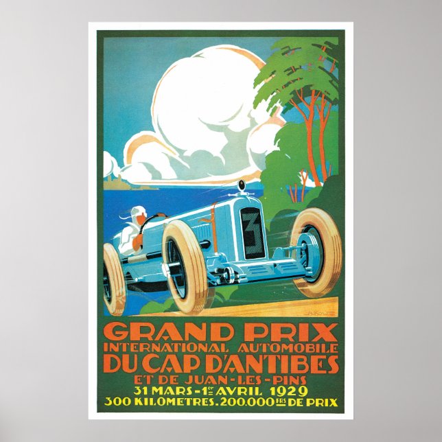 Posters Gran Prix Vintage Ad Art (Frente)