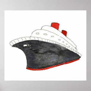 Posters & impressões do navio de cruzeiros