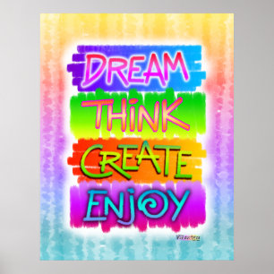 Posters Inspiracionais - Aproveite o Crio de refle