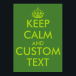 Posters KeepCalm verdes da Apple | Texto personali<br><div class="desc">Posters KeepCalm verdes da Apple | Texto personalizado. Mantenha calma e carregar em design modelo. Citações de exemplo: Mantenha a calma e ame-me. Ataque e corra. Pânico agora e apavorado.</div>