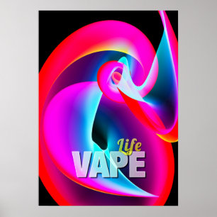 Posters legal loucos do abstrato da nuvem de Vape
