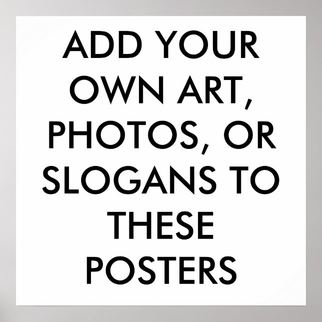 POSTERS PERSONALIZADOS - FAÇA SEUS PRÓPRIOS POSTER (Frente)