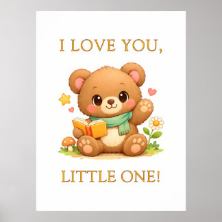 Posters Personalizados para Crianças | Urso Leitor