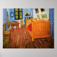 Posters - Quarto de Vincent no Artigo 1888 Van Gog