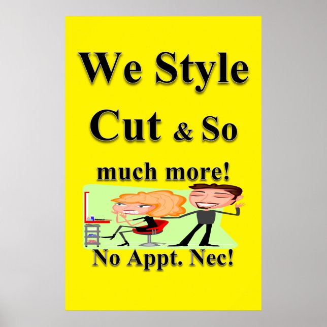 Posters Salon Barbershop (Frente)