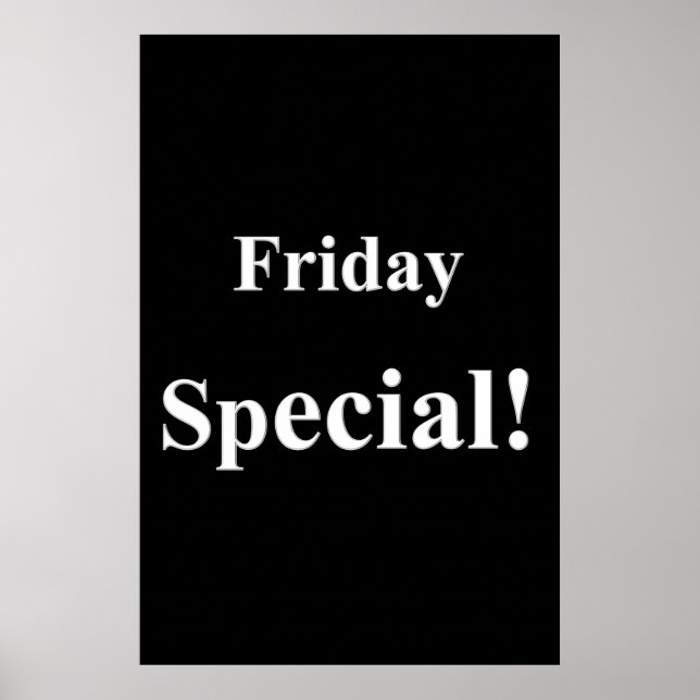 Posters Salon Barbershop Sexta-feira Especial (Frente)