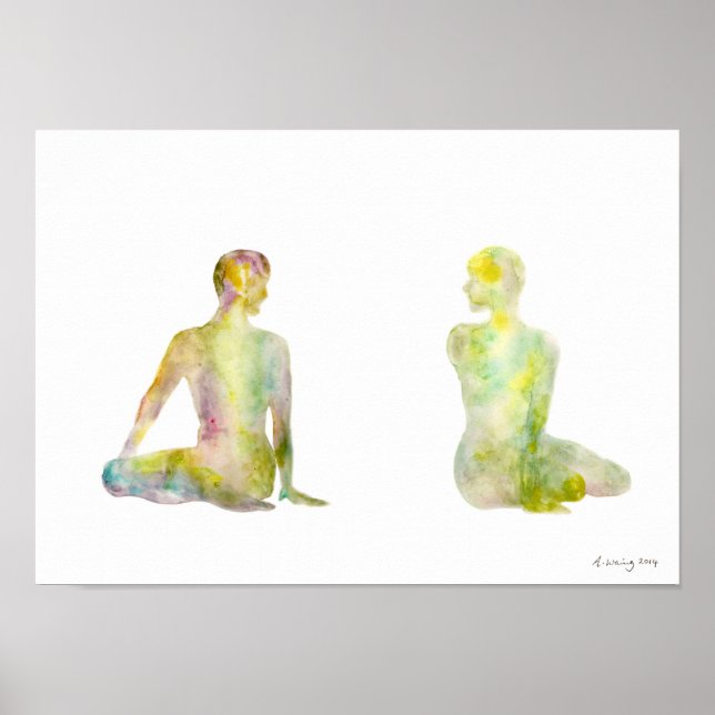 Posters tortuosas de Bharadvaja (Frente)