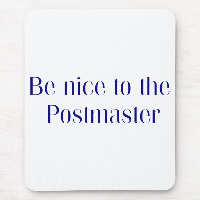Postmaster Mousepad (Frente)