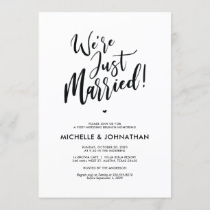 Posto de Caligrafia Perfeito Convites de Brunch