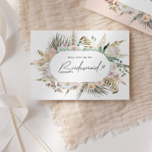 Posto de Convite da Bohemian Elegant Floral Brides