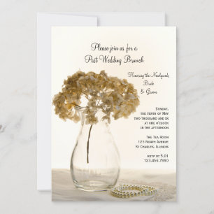 Posto Hydrangea Seco Casamento Brunch Convite