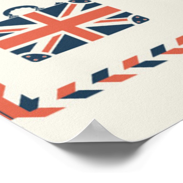 Posto Poster de Londres (Borda)