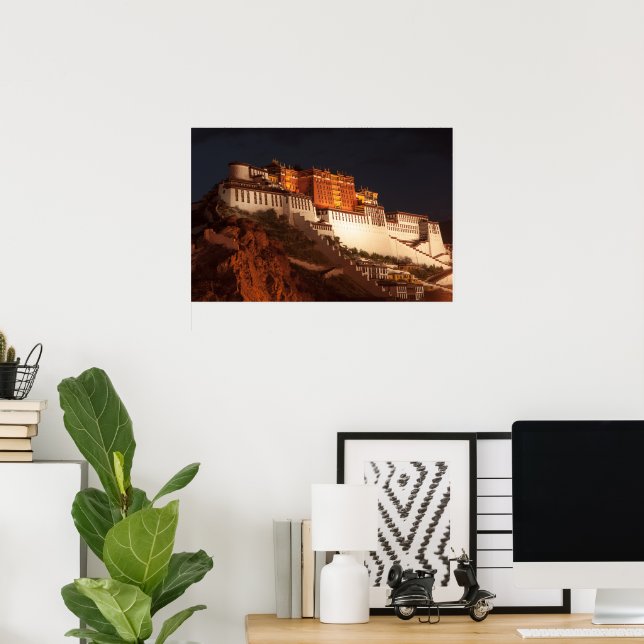 Potala Palace Poster Print (Escritório em casa)