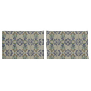 Pote De Flor Antiquado Com Azulejo Delft
