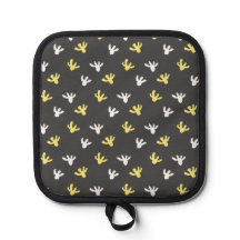 Pote de pipoca (Cinza Escura e Amarelo de Manteiga