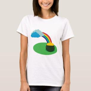 Pote de T-Shirt Dourado