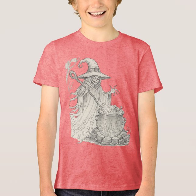 Pote fantasma fantasma mexendo na camisa do dia da (Frente)