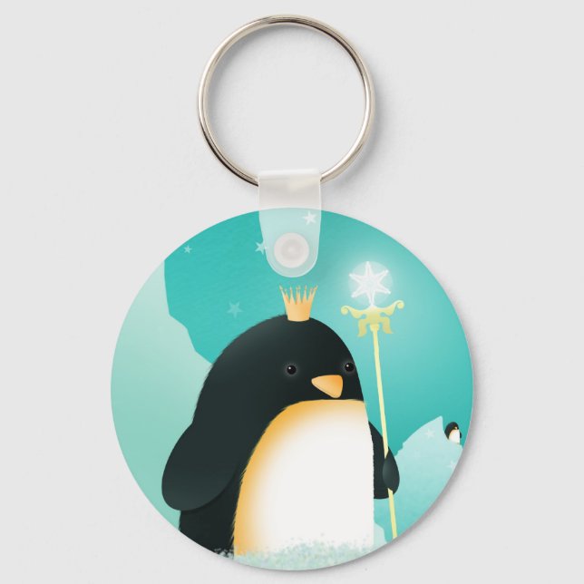 Potência aos pinguins - Imperador chaveiro (Frente)