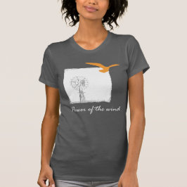 Potência da camiseta eólica