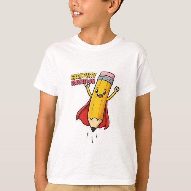 Potência do lápis criativo - Design de camisa para (Frente)