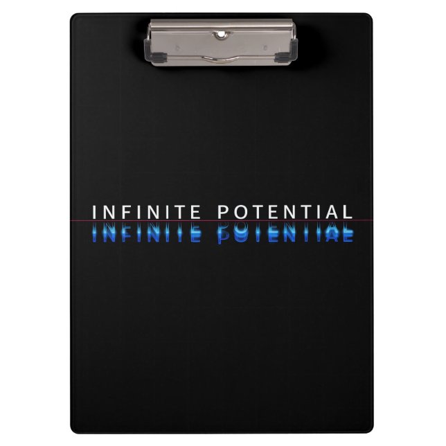 "Potencial Infinito" Prancheta Motivacional (Frente)