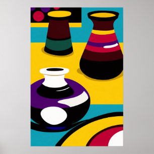 Potes - Impressão de arte Canvas