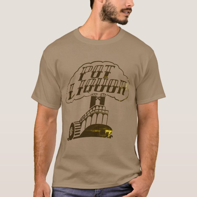 Potliquor Riverboat T-Shirt (Frente)
