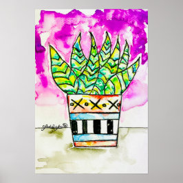 Potted Plant Poster