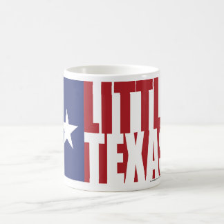 Pouca caneca do logotipo da bandeira de Texas