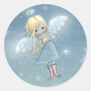 Poucas etiquetas do anjo da estrela