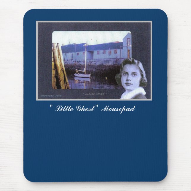 "Pouco fantasma" Mousepad - personalizado (Frente)