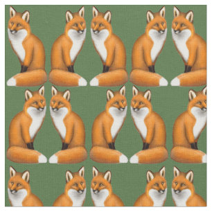 Pouco tecido selvagem do Fox vermelho