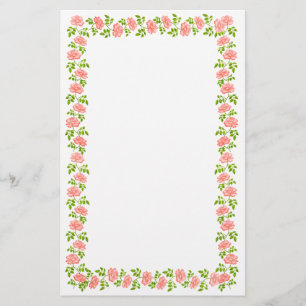 Poucos artigos de papelaria ingleses cor-de-rosa