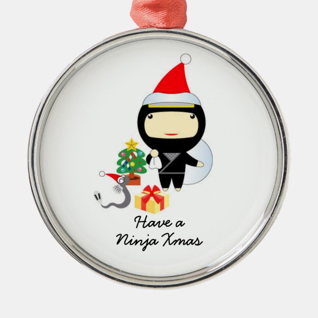 Poucos enfeites de natal de Ninja (Frente)