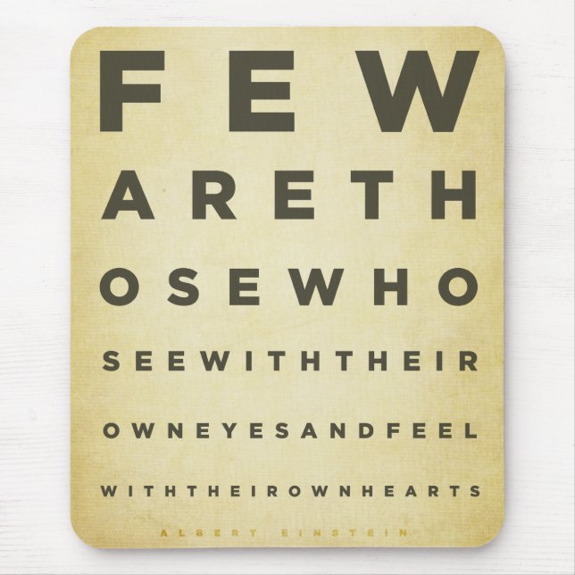 Poucos são aqueles Mousepad (Frente)