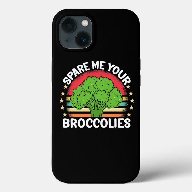 Poupe-Me Os Seus Broccolies Engraçado Retro Sunset (Verso)