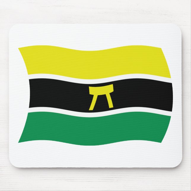 Povo Ashanti Bandeira Mouse Pad (Frente)