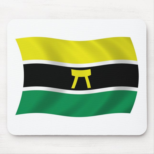 Povo Ashanti Bandeira Mouse Pad (Frente)