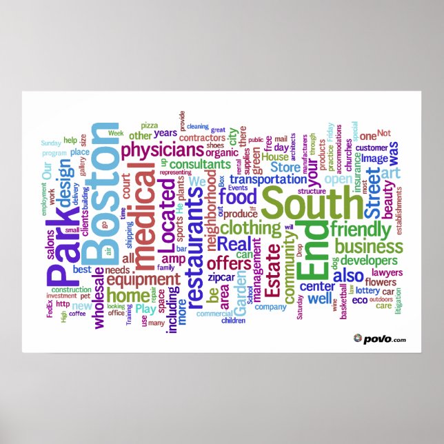 Povo.com Poster de South End (Frente)