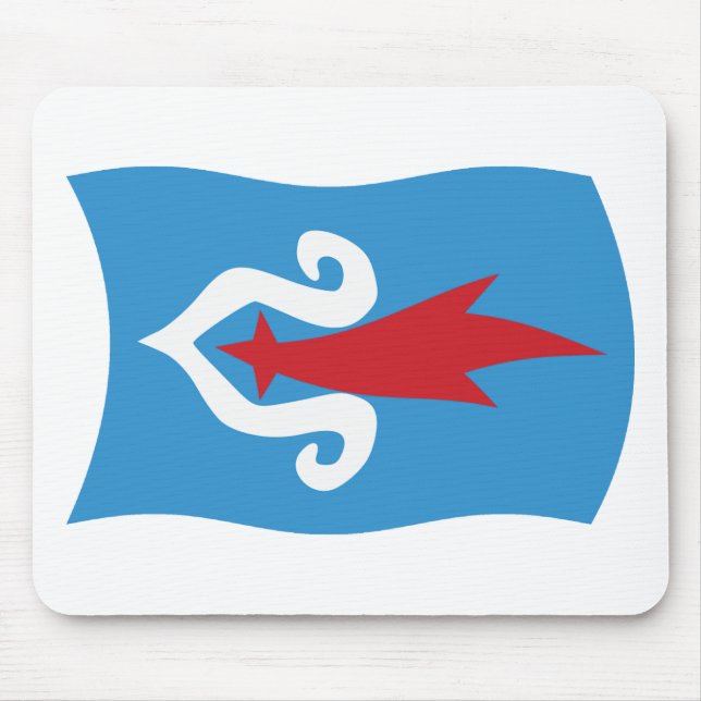 Povos Ainu Bandeira Mousepad (Frente)
