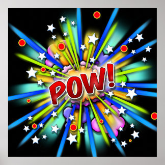 POW! Impressão de explosão