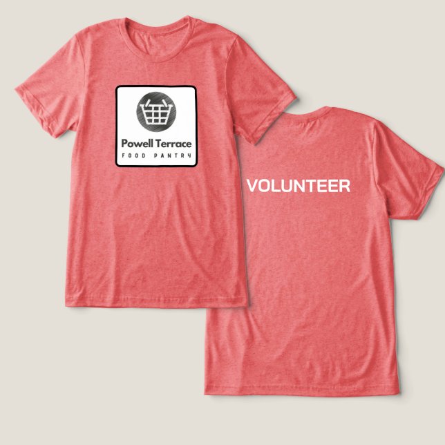 Powell Terrace Volunteer T-Shirt (Design Frente e Verso)