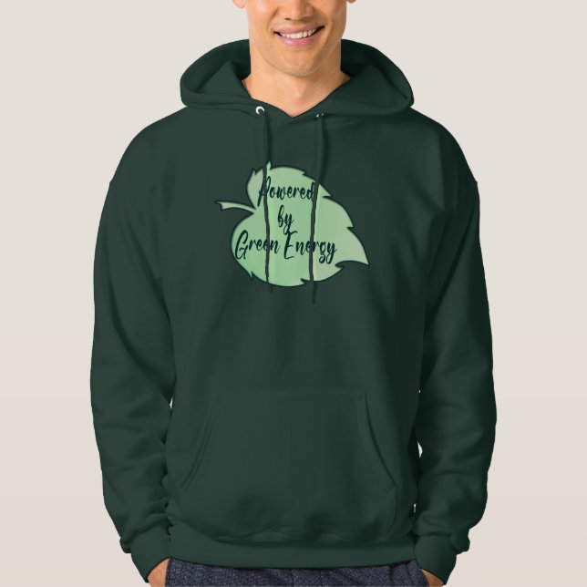 Powered by Green Energy St Patrick’s Day camiseta (Frente)