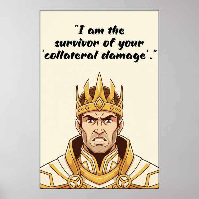 Powerless Book Quote Poster (Frente)