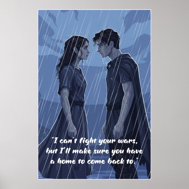 Powerless Book Quote Poster (Frente)
